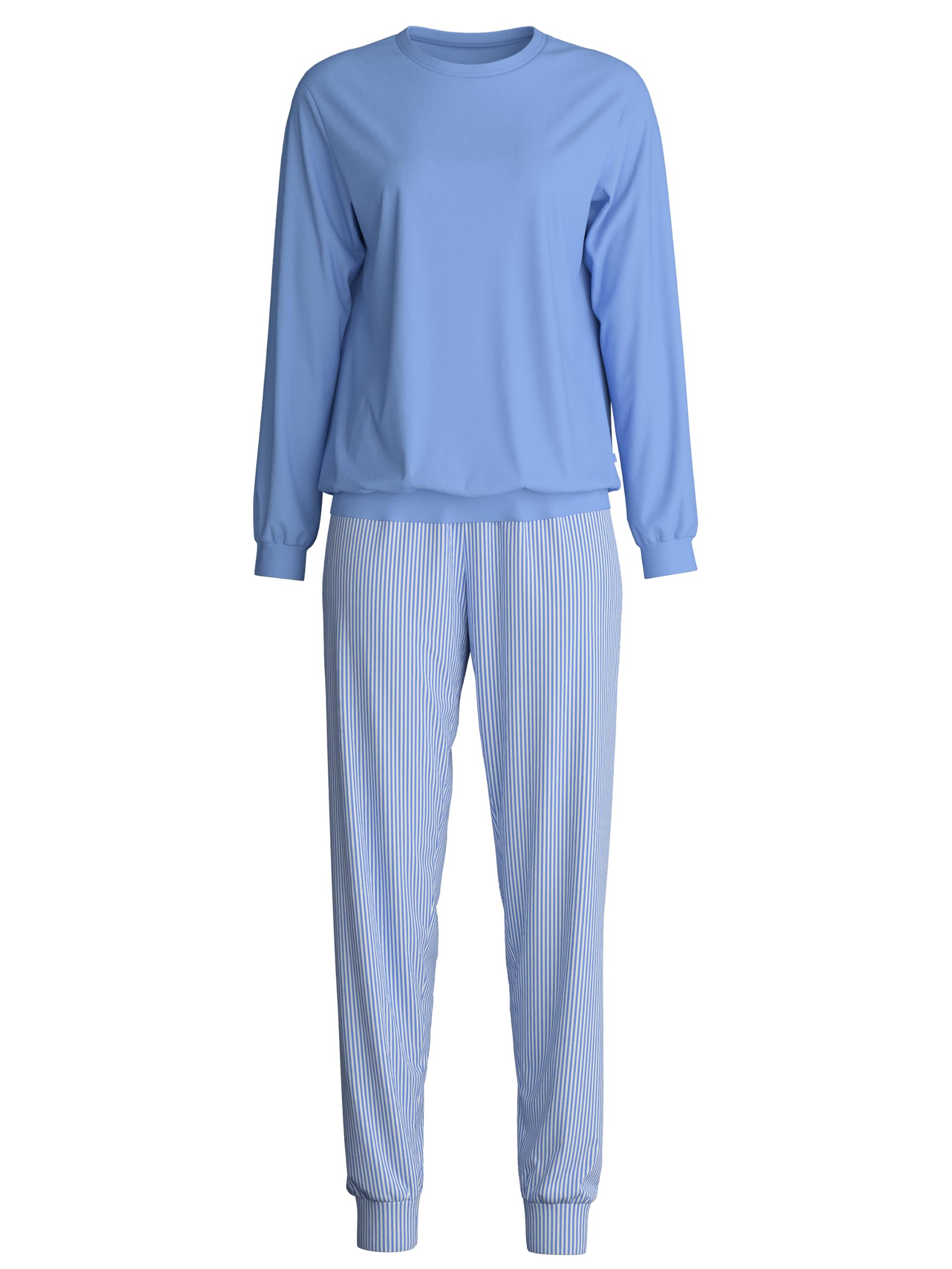 Calida Lovely Nights - Pijama para Mujer, 100% algodón, fácil de cuidar, elástico y Estable, en Punto Simple