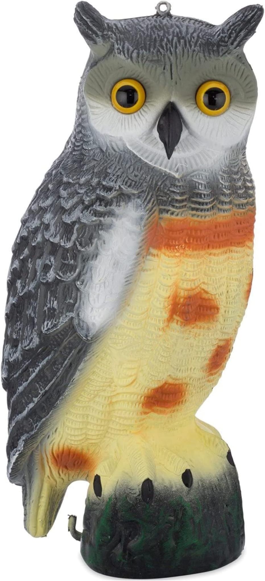 Fake Owl Decoy and Bird Deterrent - Owl Decoys to Scare Birds Away - Effective Bird Deterrent Devices - Scarecrow for Garden - Bird Repellent Devices - Owls to Keep Birds Away - Pigeon Deterrent
