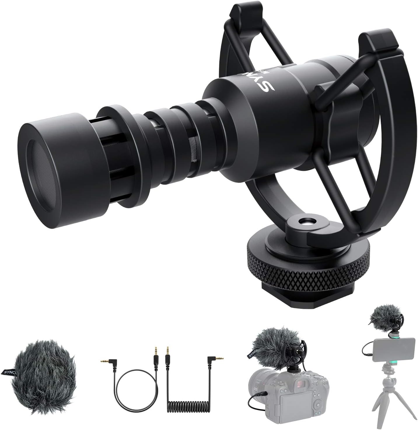 Microphone Boya BY-VM600 Pour Appareil Photo - Cardioïde Avec Filtre Coupe-Bas - Idéal Vlogging