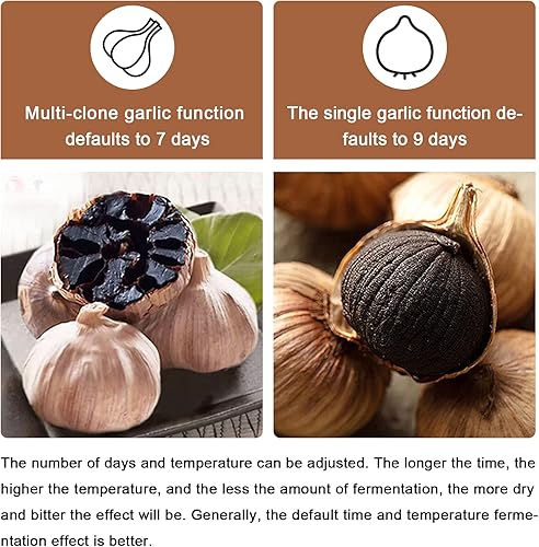 Miniatura 7 de Fermentador de ajo negro Caja de fermento inteligente automática 6L Fermentación rápida de 7 días Ajo negro Arroz dulce Fabricante de vino Natto