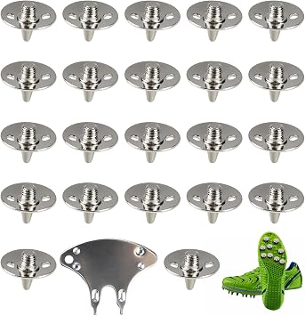 22pcs Replacement Metal Cricket Spikes Screw In Studs Cleats Pins