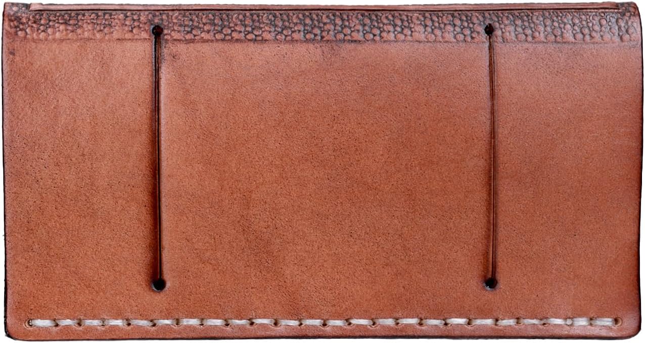 TOURBON Leather 6 Round Cartridge Holder Belt Ammo Slide .38 .357 Pistol Ammunition Carrier - Image 2