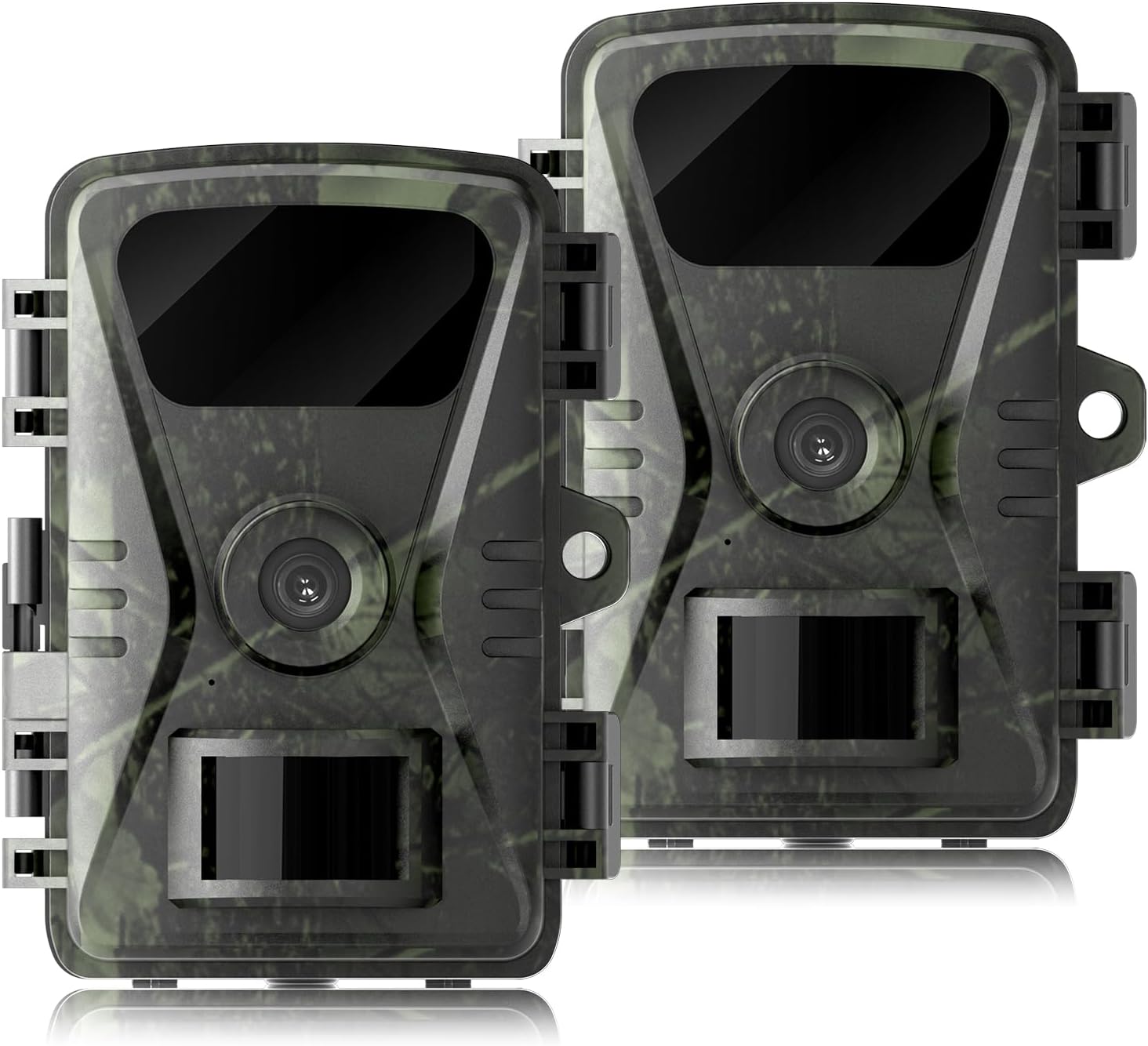 Trail Camera, 36MP 2K, 0.1s Motion Trigger, Night Vision, IP66 Waterproof 130° Wide Angle for Wildlife & Home Security