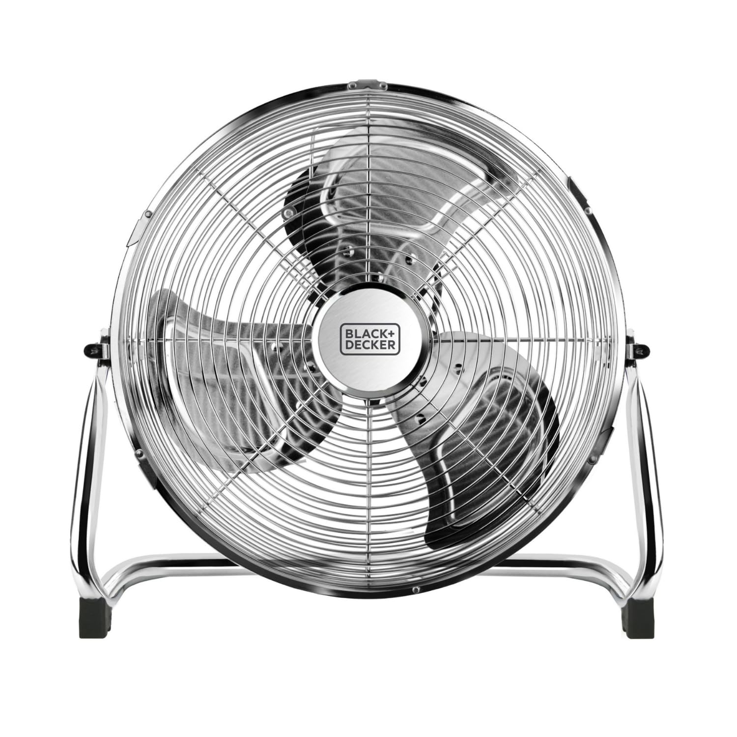 Black+Decker – Ventilador Circulador de Aire 120W | Diámetro 45 cm | Aspas Aluminio | 3 Velocidades | Rejilla Orientable | Estabilidad Total | Metálico