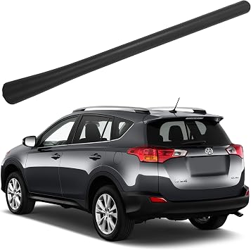 Toyota 7 Inch Rubber Antenna - RAV4 2008-2016, EV 2012-2013, Car Wash Proof, Internal Copper Coil Mast Replacement