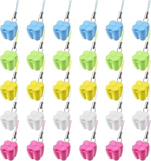 30 PCS Tooth Necklaces for Lost Teeth for Kids, Tooth Boxes for Lost Teeth for Kids, Milk Teeth Storage Cases for Children