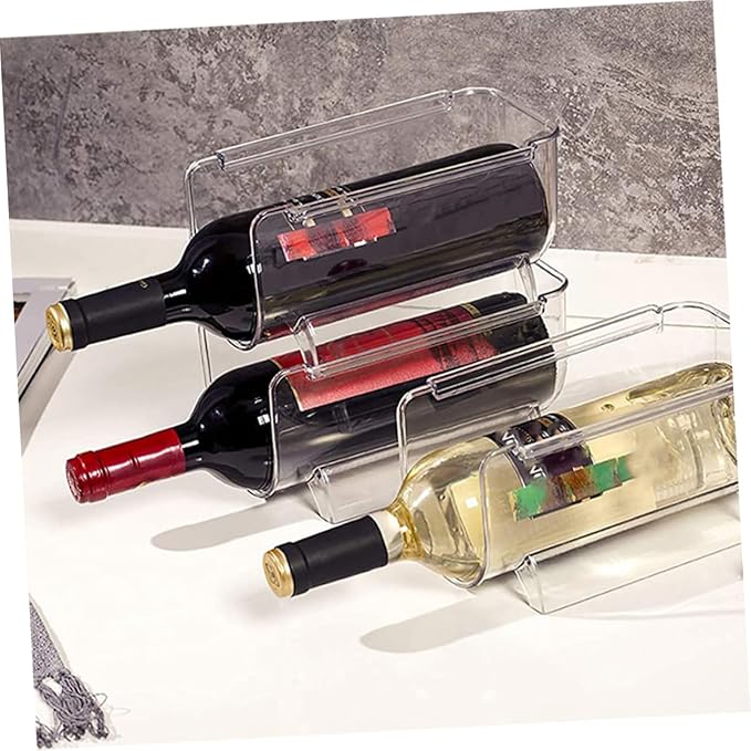 Soporte para Botellas de Vino PHENOFICE 4 Piezas Blanco miniatura 6