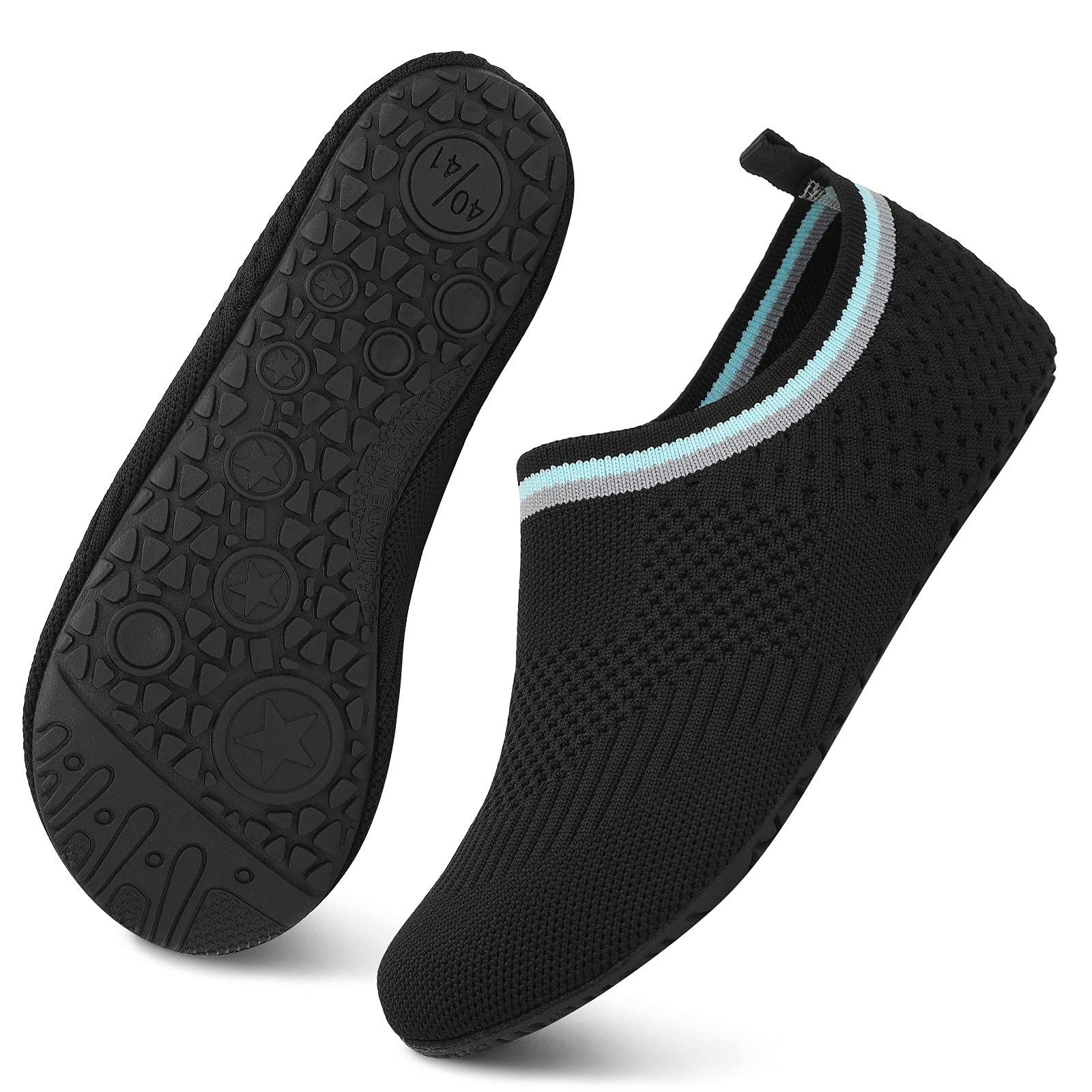 Acfoda Unisex Children's Lightweight Non-Slip Slippers Soft Barefoot Shoes Size 22-35