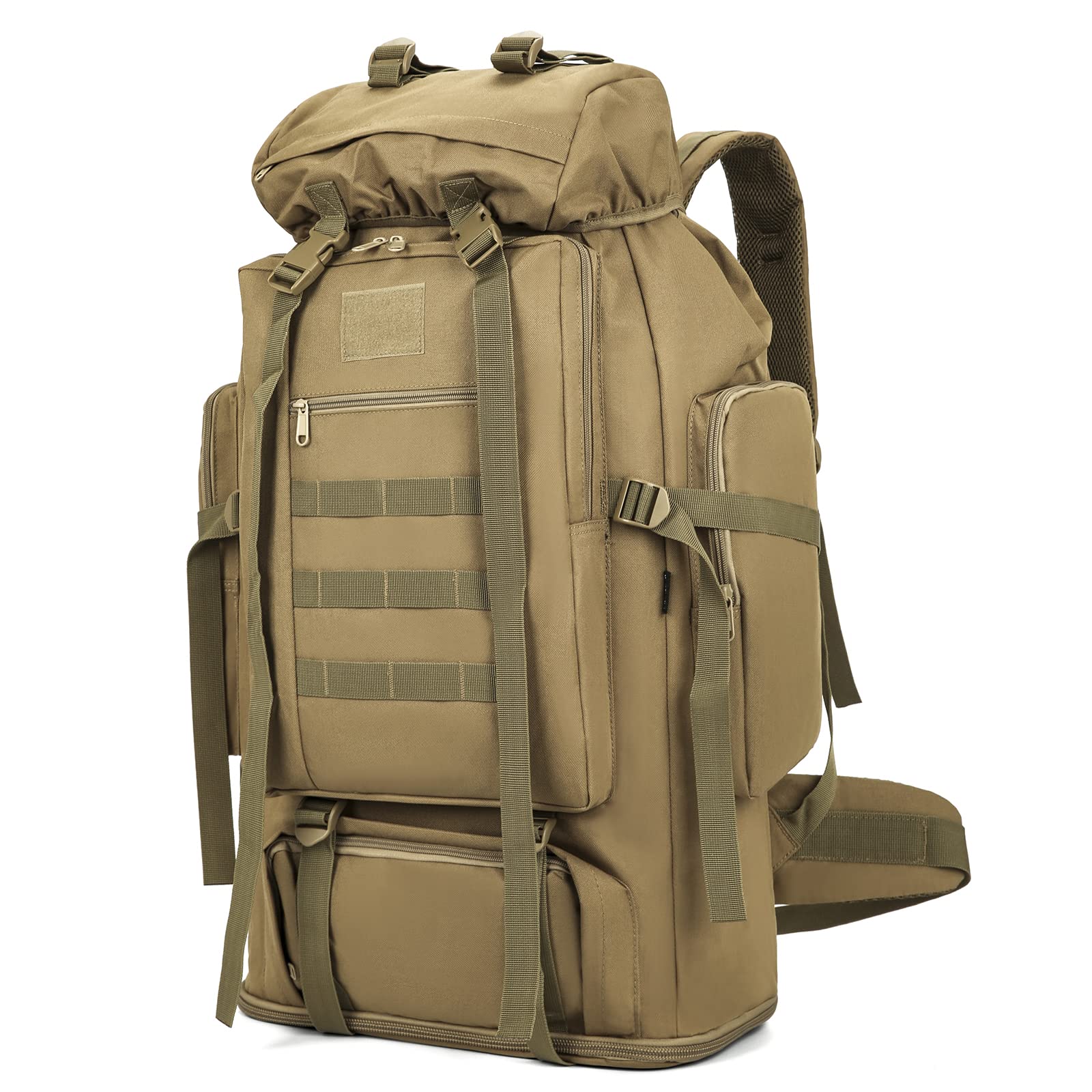 KXBUNQD 100L Hiking Camping Backpack Tactical Backpack for Men Large Survival Hunting Waterproof Backpack Molle Rucksack Military Camping Backpacking Daypack