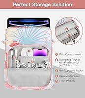 Vista 15 de MoKo Funda con Asa para Tableta de 9-11 Pulgadas, Bolsa de Transporte con Correa para el Hombro Compatible con Nuevo iPad Pro M4/iPad Air M2 de 11