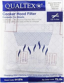 Universal Cooker Hood Grease Filters - Pack of 2