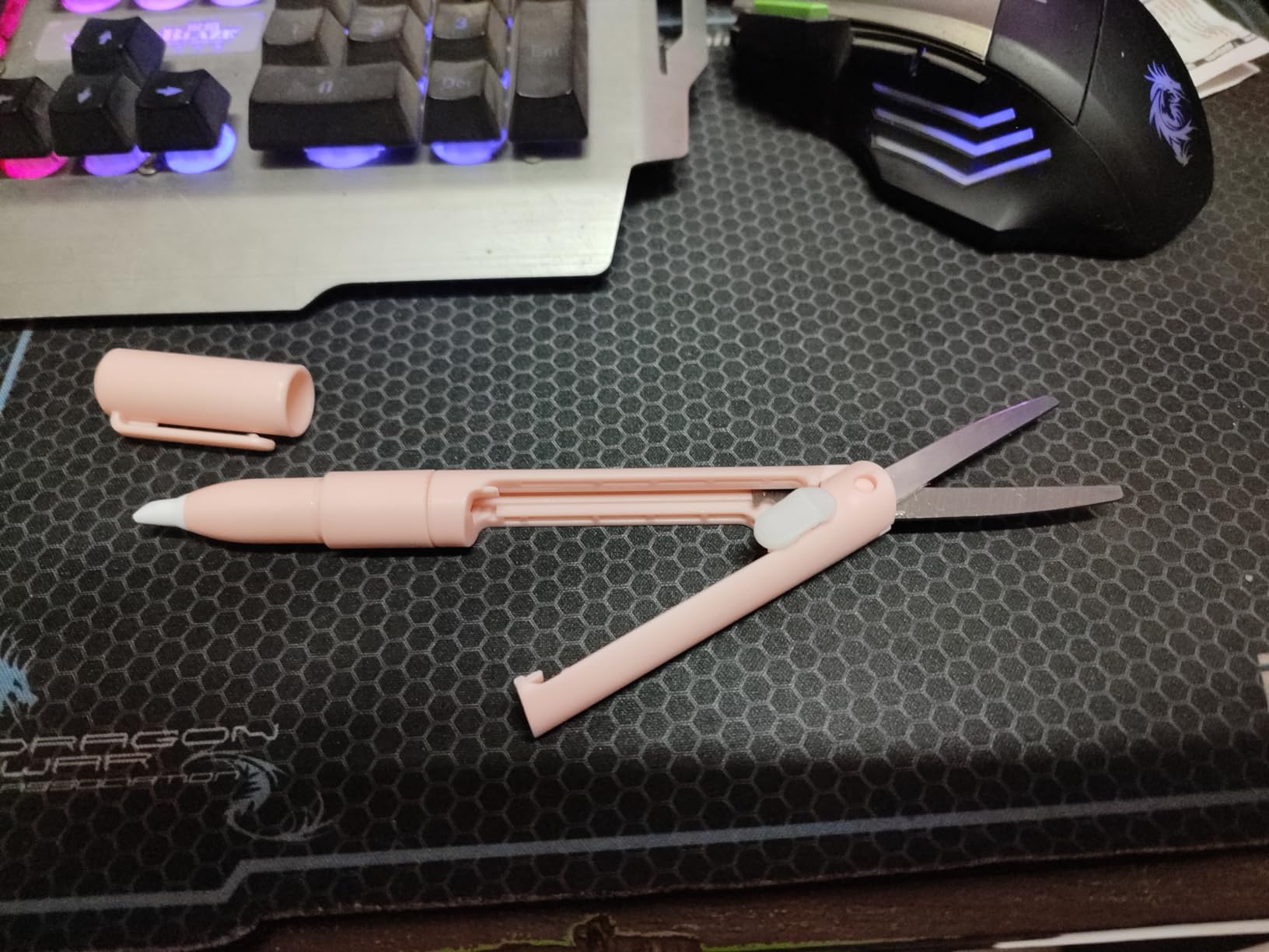 DOZERA 2 in 1 Multifunction Paper Cutting Scissors,Mini Folding Scissor ...