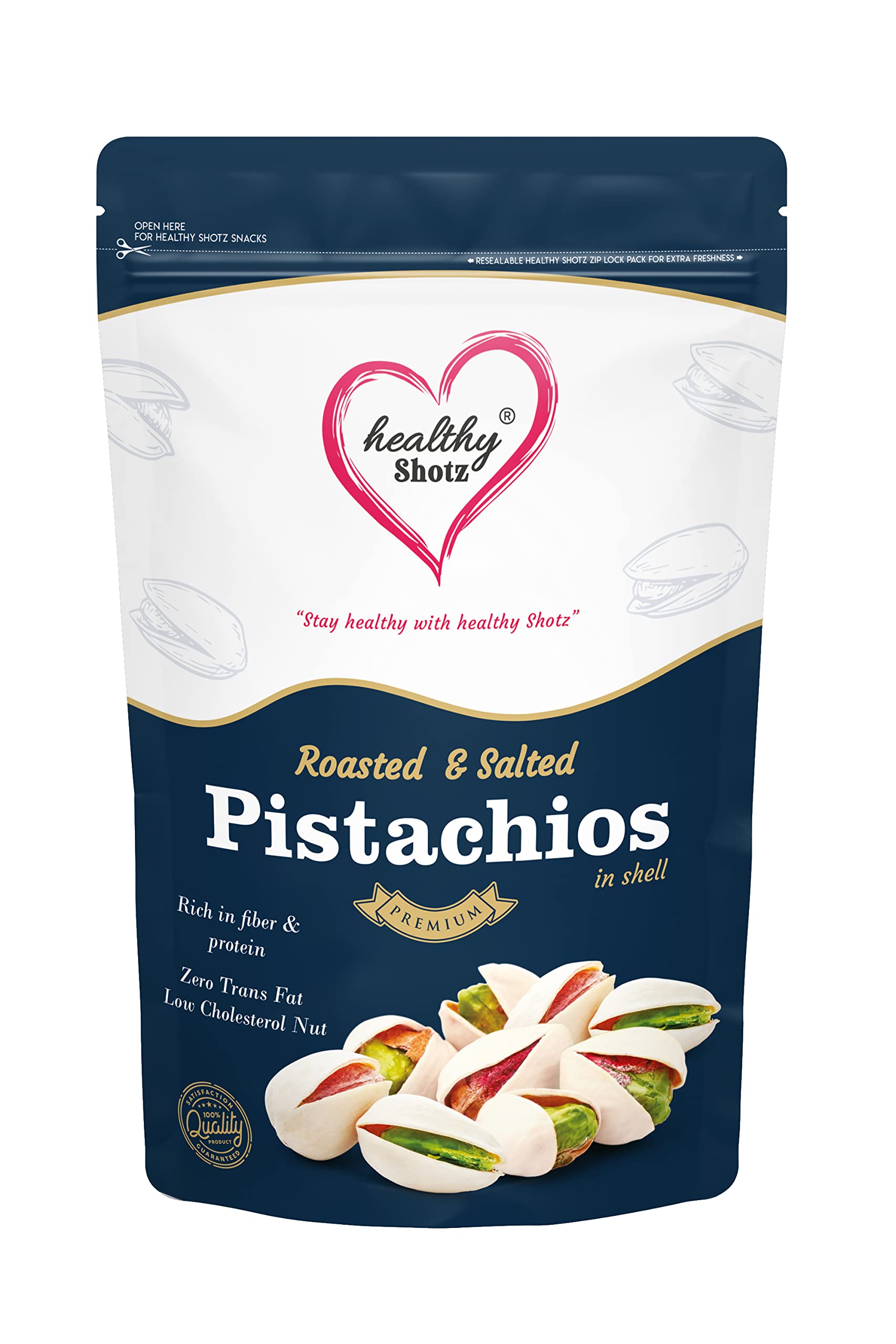 Healthy Shotz Premium Californian Roasted & Salted Pistachios 250 gms Value Pack | Pista Dry Fruit, Shelled Nuts Super Crunchy & Delicious Healthy Snack | Vitamins & Minerals Rich (B0BRG2FBBC) Amazon Price History, Amazon Price Tracker