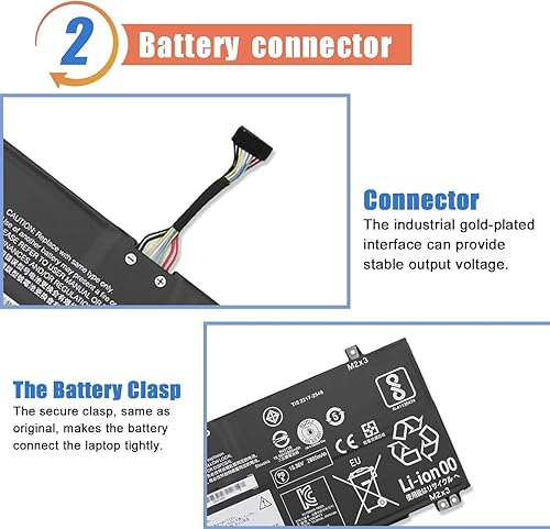 Miniatura 3 de ASODI L18C4PF3 45Wh - Batería de repuesto para laptop Lenovo Ideapad S540-14IWL S540-14API S540-14IML C340-14IWL C340-14API Flex-14IWL Flex-14API