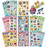 216PCS American Football Stickers, Rugby Theme Stickers Non-Repeating, Rugby Team Fans, Football Bowl Sports Football Party Favors Decorations
