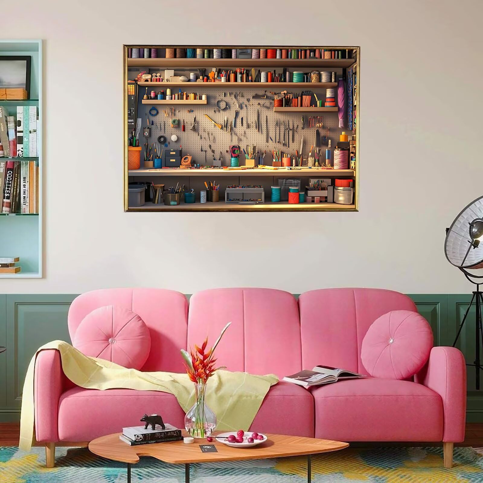 Puzzle 6000 sztuk kolor, drewniane puzzle dla dorosłych, niemożliwe klasyczne narzędzie do układania, gra zręcznościowa dla całej rodziny, kolorowa gra układankowa, dekoracja i prezent 179,5 x 105,5