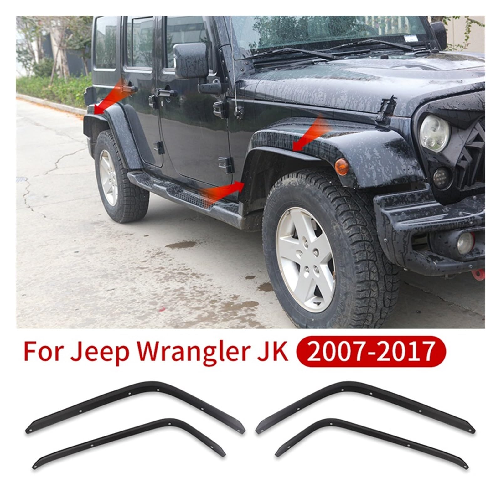 Witamy w naszym sklepie z akcesoriami samochodowymi, przednimi i tylnymi, przedłużkami do włosów, kompatybilny z Jeep Wrangler JK 2007, 2008, 2009, 2010, 2011, 2012, 2013, 2014, 2015, 2016