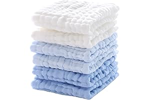 MUKIN Soft Baby Washcloths for Boys: Gentle, Absorbent, and Versatile