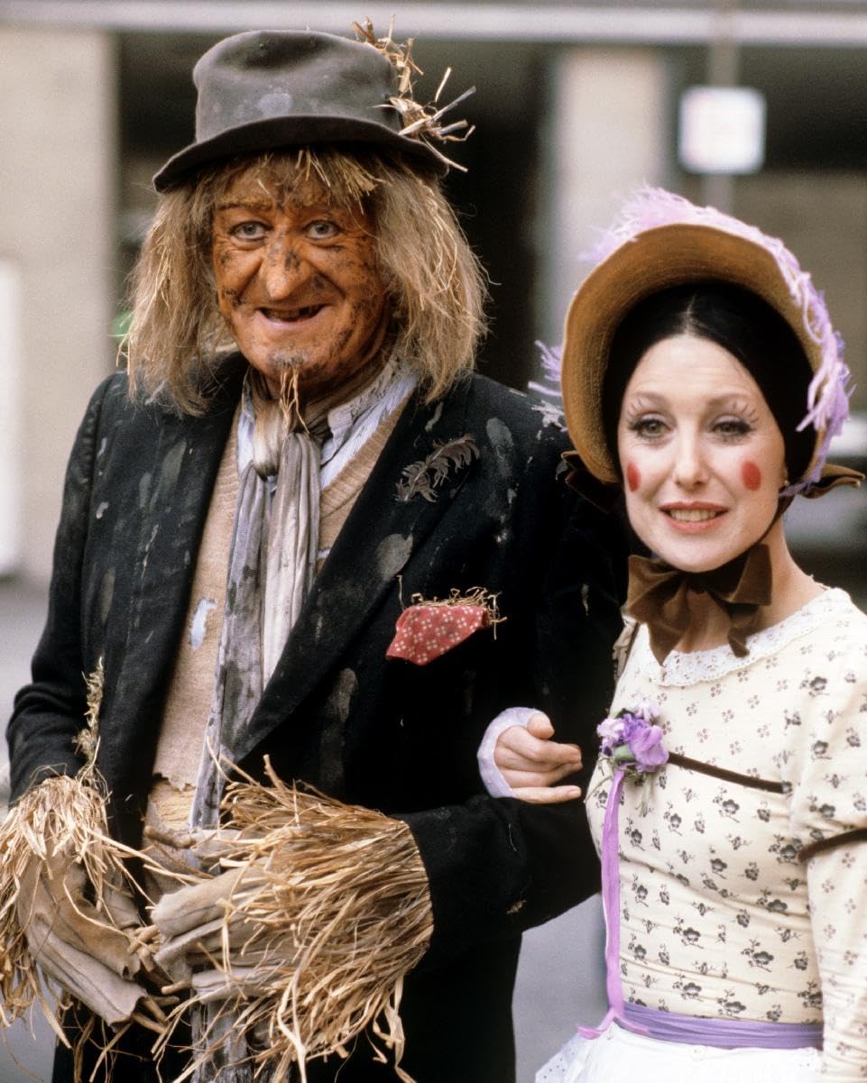 Monochrome Worzel Gummidge (Tv) Una Stubbs, Jon Pertwee 10X8 Photo