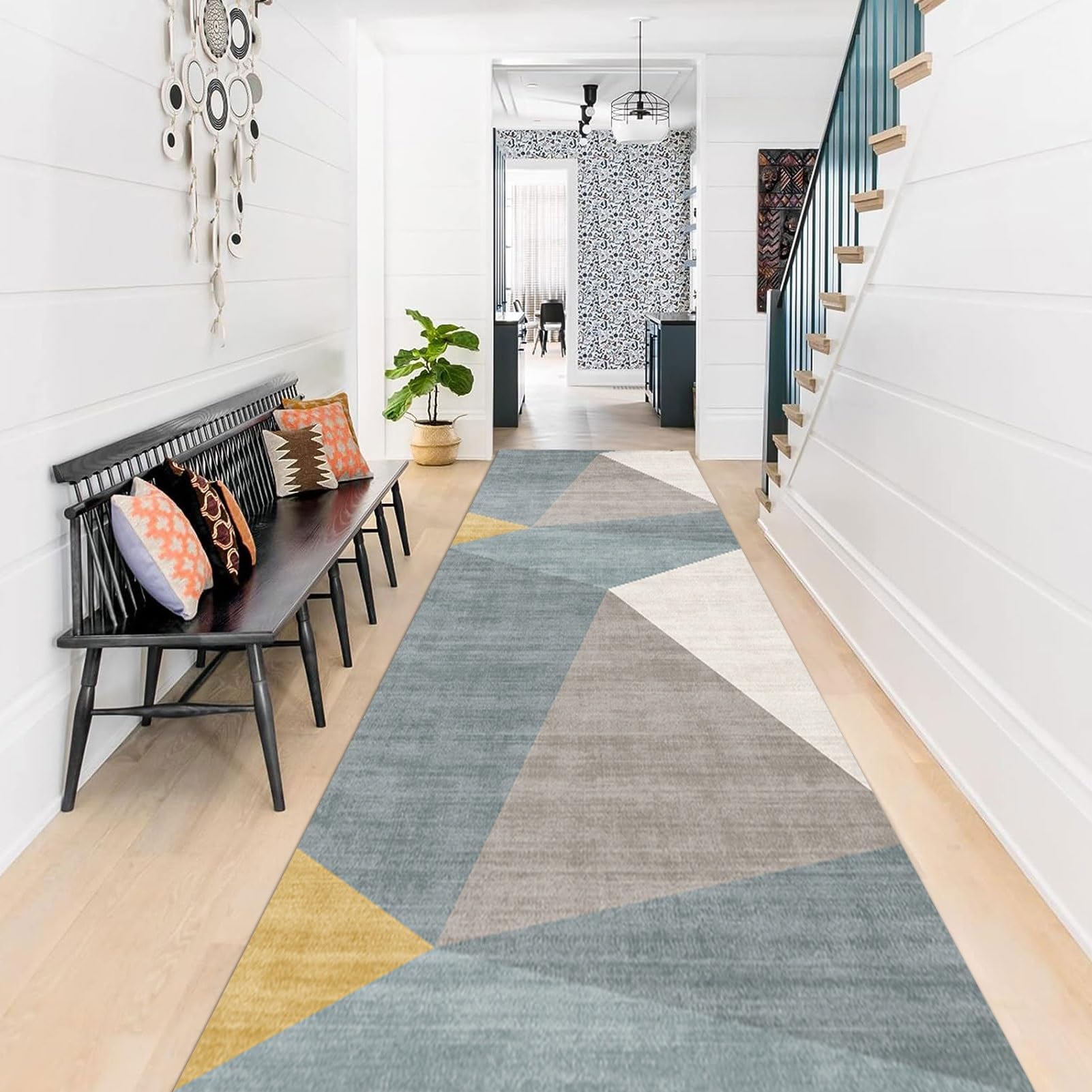 Tapis de couloir antidérapant évitant les glissades devant votre porte