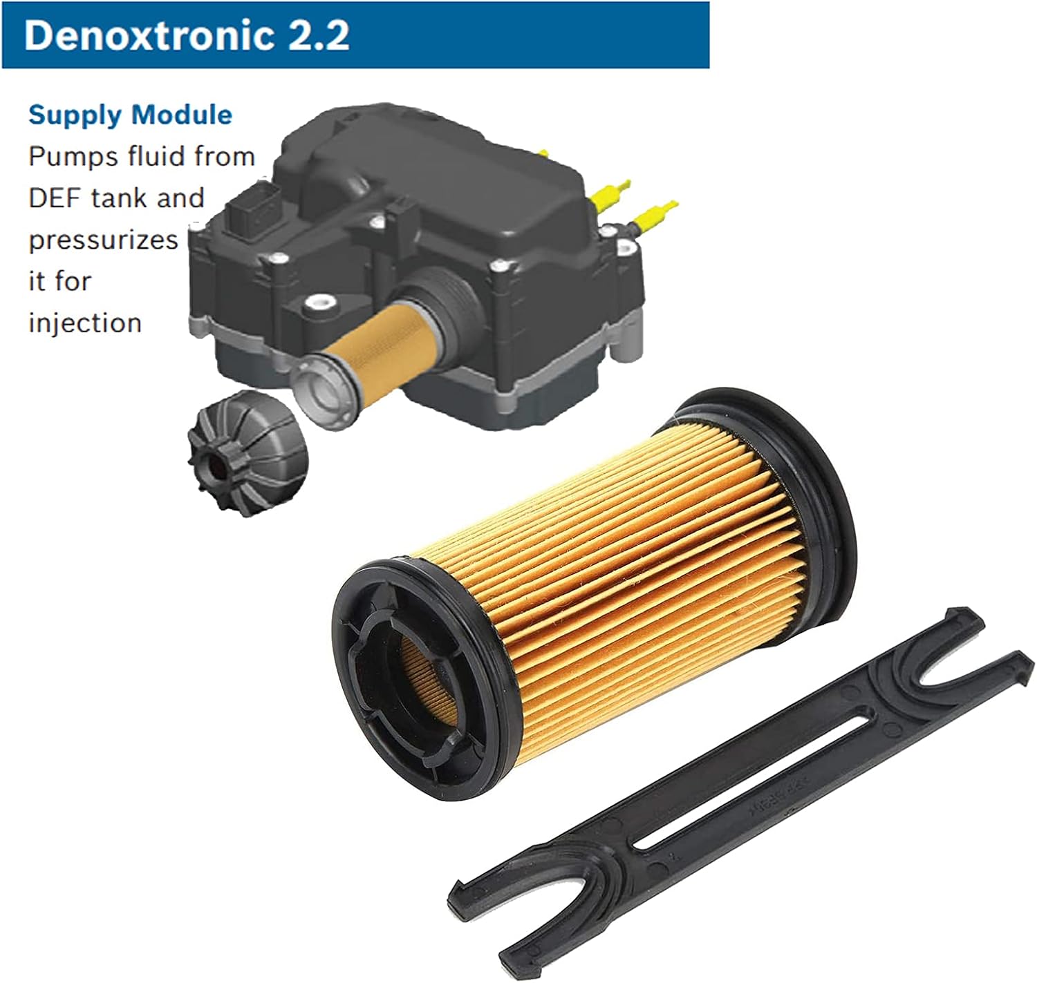 5303604 Denox Urea Pump Filter DEF Tank kit Replaces UF101 1457436033 21376693 21516229 D295 fits adblue Denox 2.2 Urea Pump