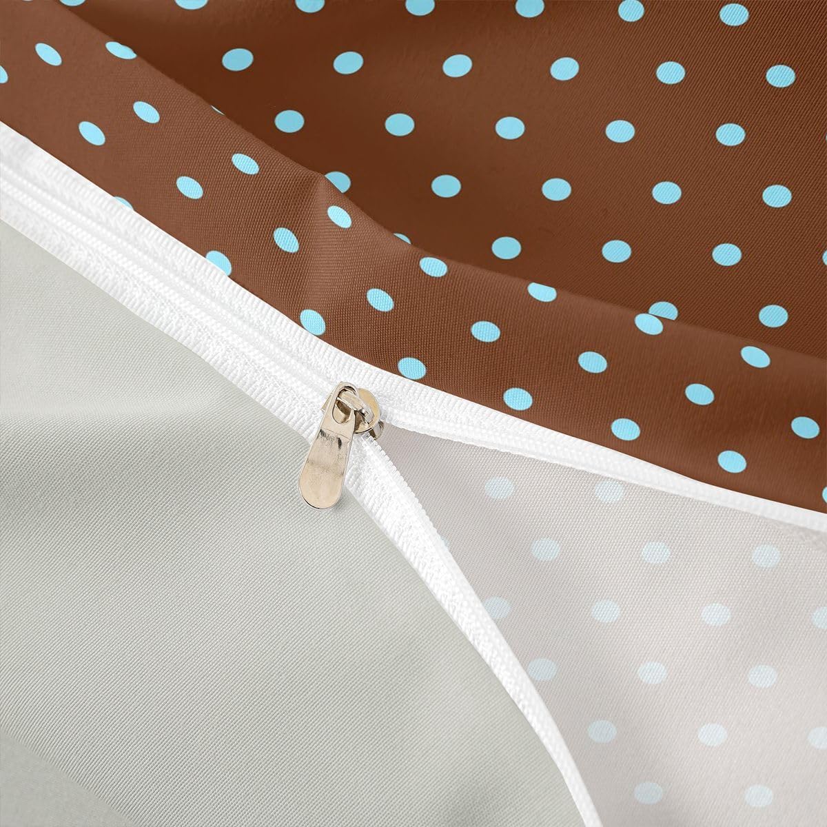 Feelyou Polka Dots Duvet Cover Toddler Size
