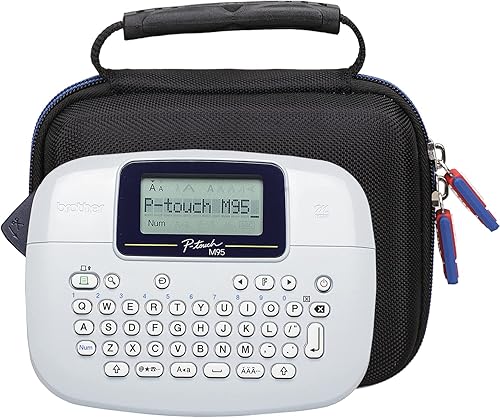 Miniatura 5 de Mchoi Funda rígida portátil compatible con Brother P-Touch PTM95 Handy Label Maker, solo funda