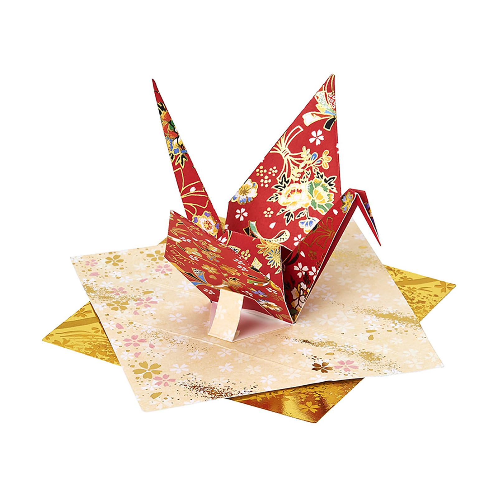 Sanrio Christmas Card, Crane Pattern