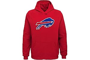 Outerstuff KidsBuffalo Bills Primary Color Logo Fleece Hoodie