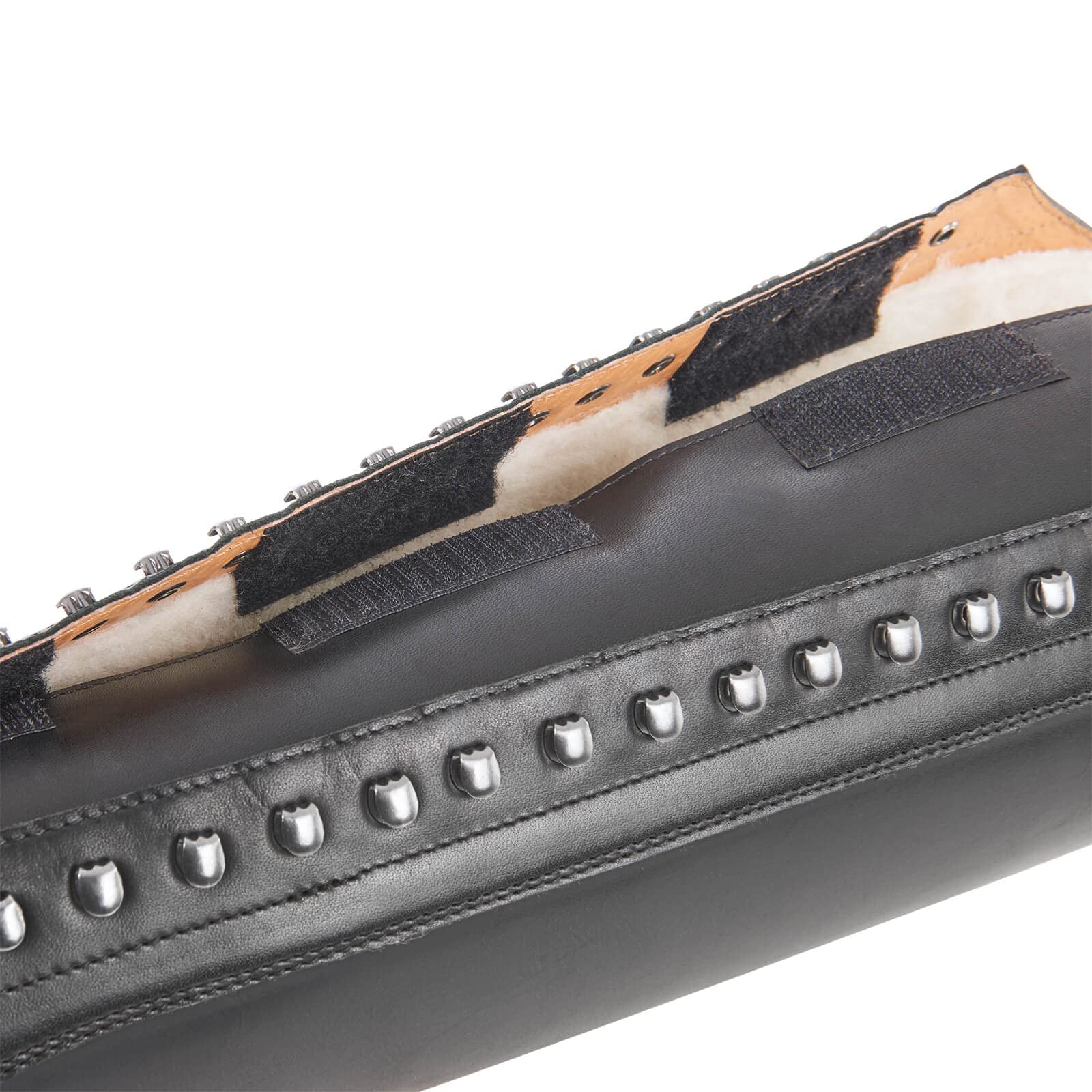 Busse LAVAL Pure Wool - Botas de equitación de invierno con cordones, color negro
