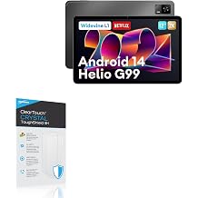 BoxWave Screen Protector Compatible with Headwolf Hpad6 - ClearTouch Crystal ToughShield 9H 2-Pack, Clear 9H Tough Flexible Film Screen Protector