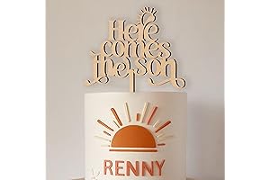 Here Comes The Son Cupcake Toppers: Celebrate Baby Boy's Arrival with Enchanting Woodland Charm