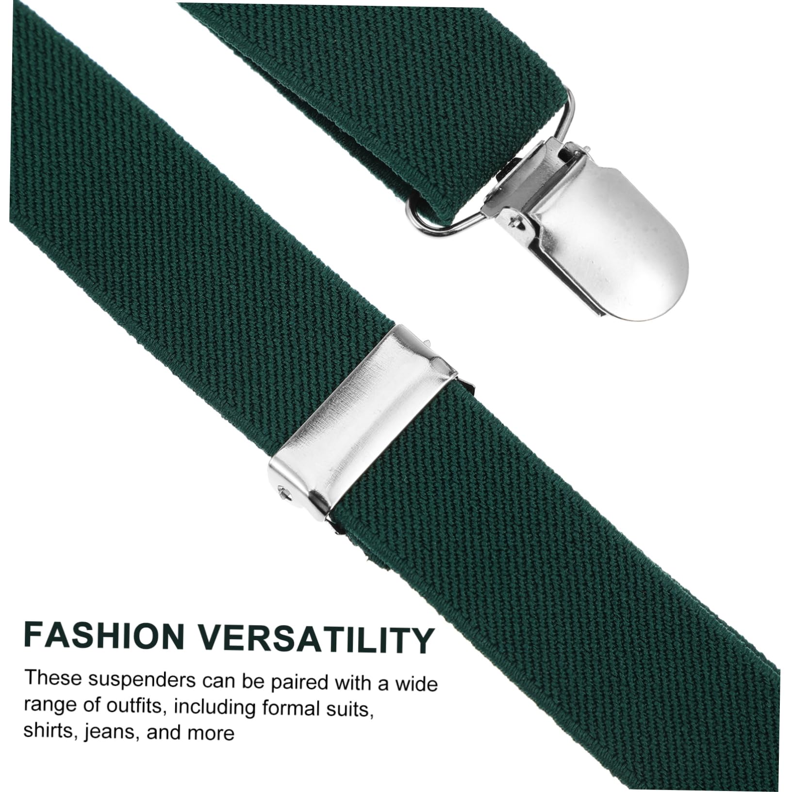 WOFASHPURET Boy's Bow Tie Set Green Suspenders Bow Tie Sets for Boys Dress Suspenders Adjustable Clips