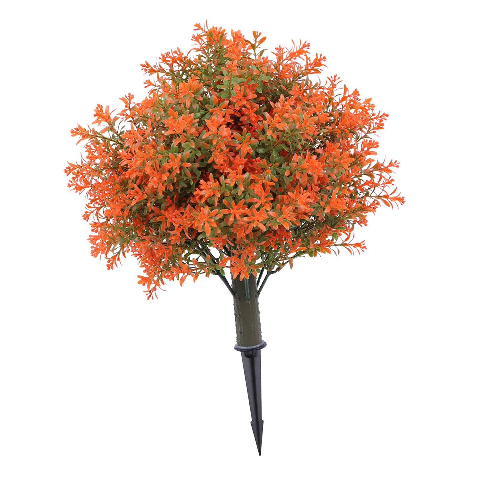 Sztuczne Topiary Drzew Kulistych 19,69 Cala Zestaw 2 żywych Sztucznych Krzewów z Kolcami Naziemnymi do Patio w Ogrodzie