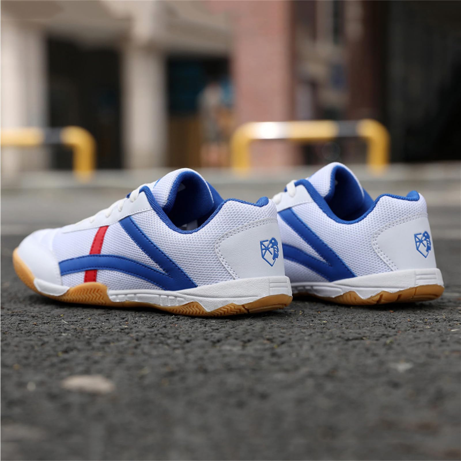 NGARY Badmintonschuhe für Erwachsene Herren Mesh Tennis Squash Turnschuhe Absorption Innenplatz Schuhe rutschfest Atmungsaktiv für Volleyball Pickleball
