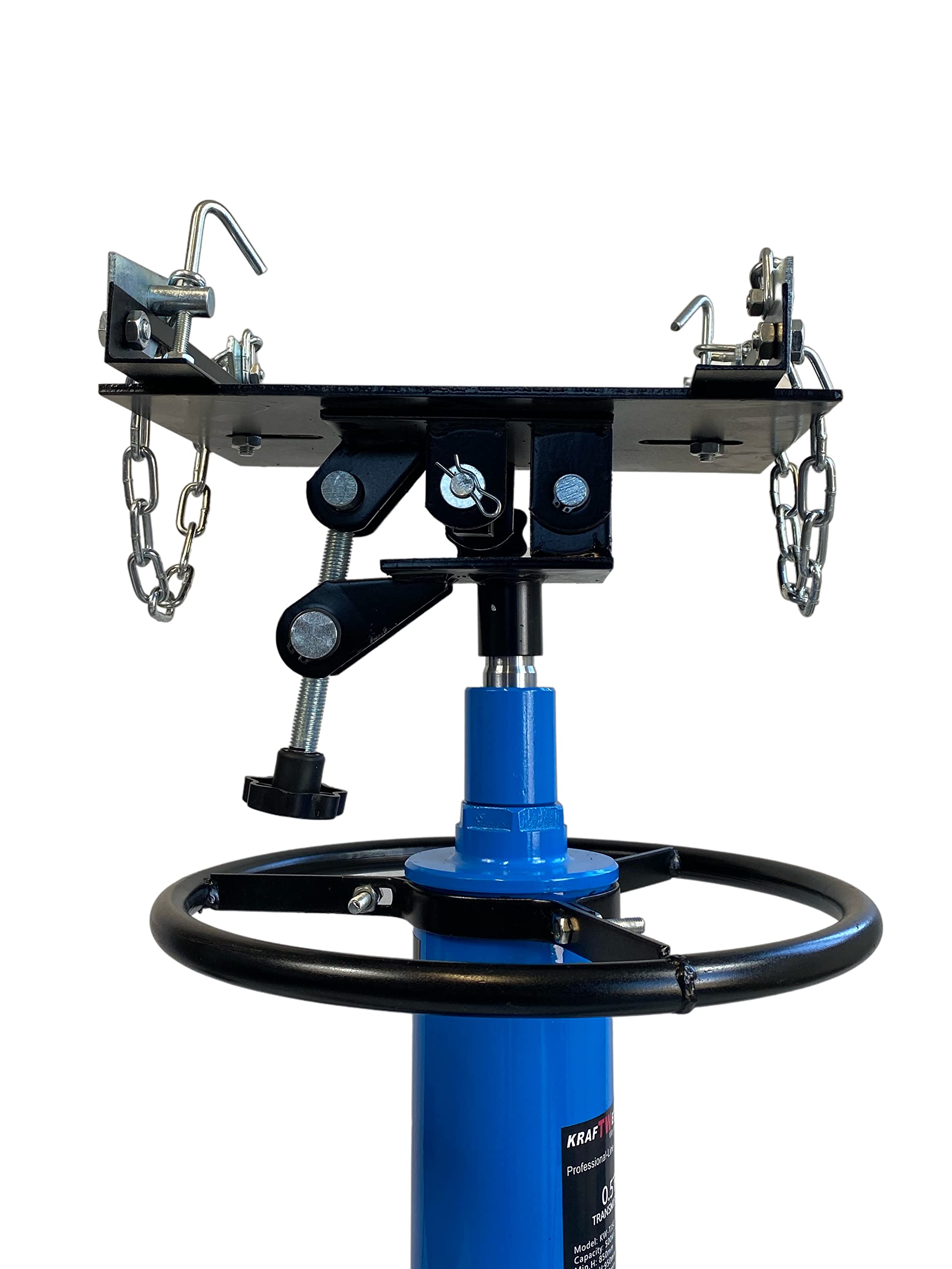 Kraftwelle 500 Kg Getriebeheber Hydraulik-Heber mit Doppelkolben - Motorheber Grubenheber 93 cm bis 185 cm Werkstattheber Transmission Jack
