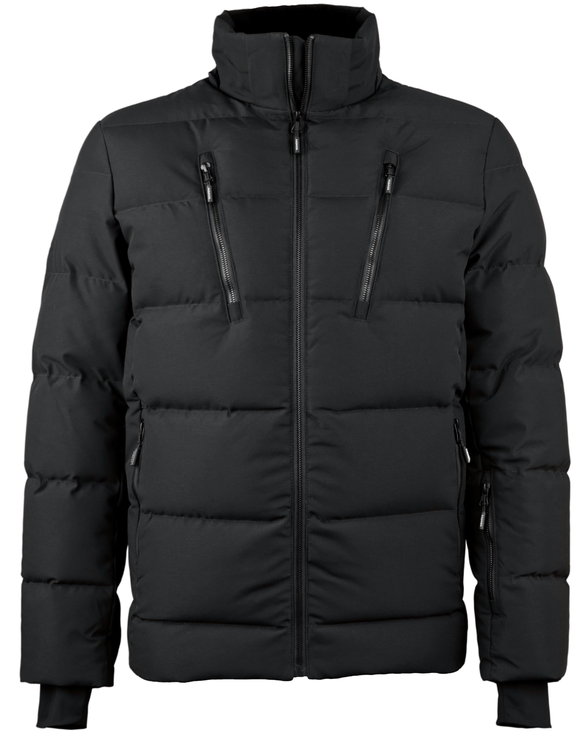 GUGGEN Mountain Piumino da uomo con calda imbottitura, giacca invernale WH10, con cappuccio rimovibile, giacca trapuntata da uomo
