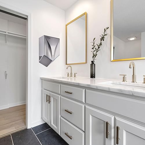 Miniatura 4 de LS-PRO Secador de manos automático para baños comerciales. Aire caliente de alta velocidad, manos secas en 7s. Funcionamiento sin contacto con