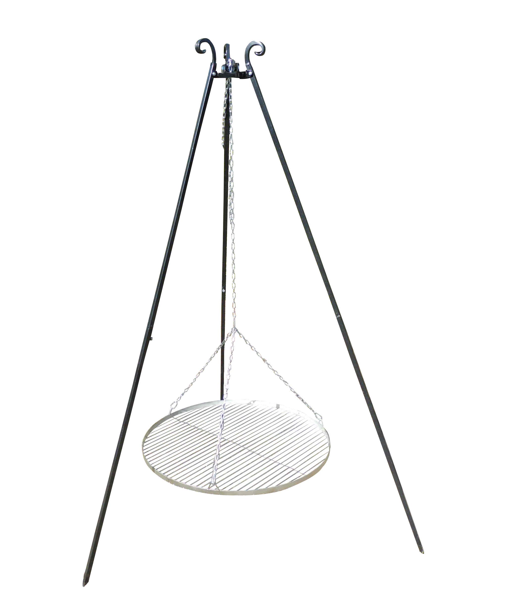 Grille suspendue de 60 cm anti-brûlure pour réussir vos cuissons au barbecue de jardin