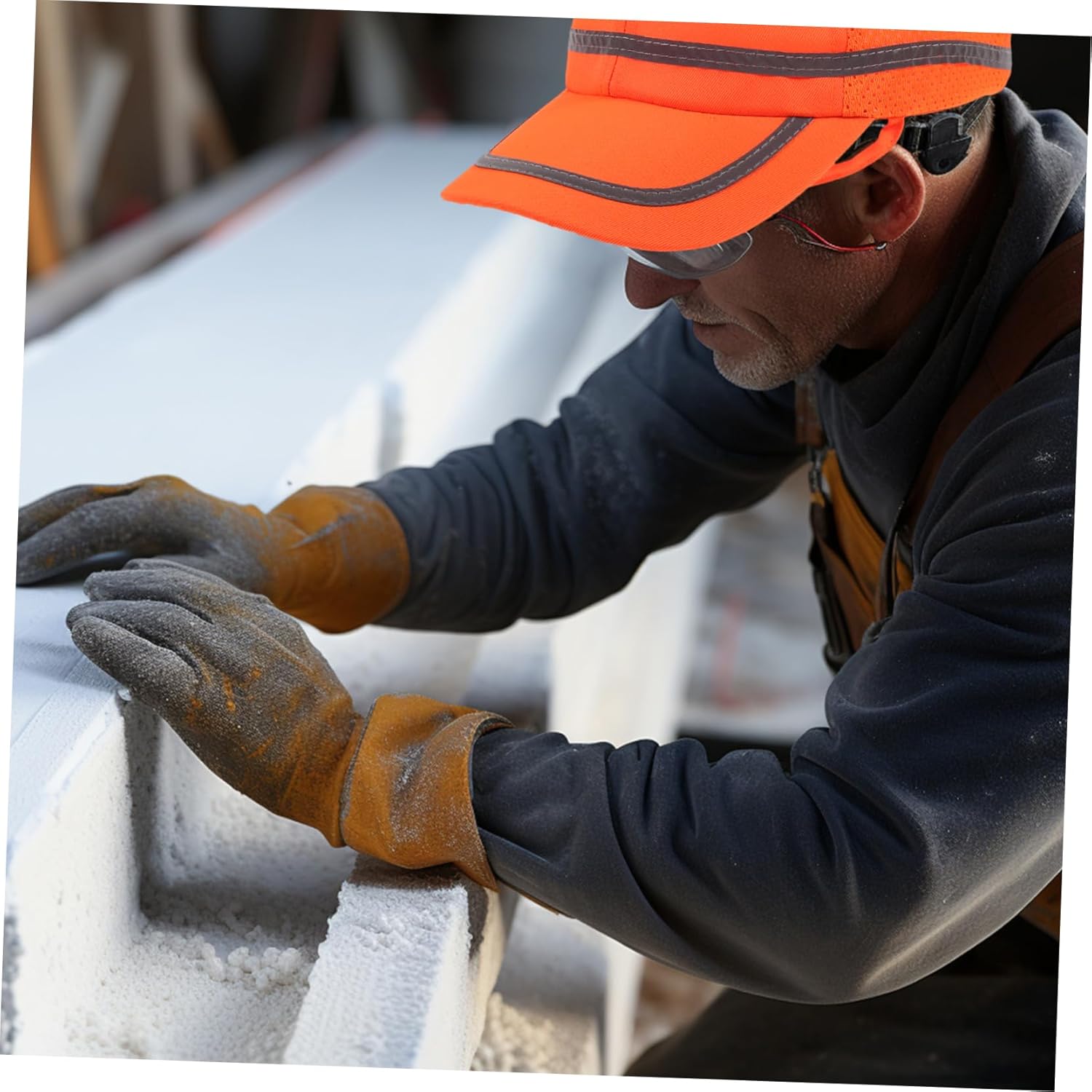 2pcs Reflective Safety Helmet Hard Hat Sun Shade Work Hat Hard Hat Shade Riding Caps Cooling Sun Hat