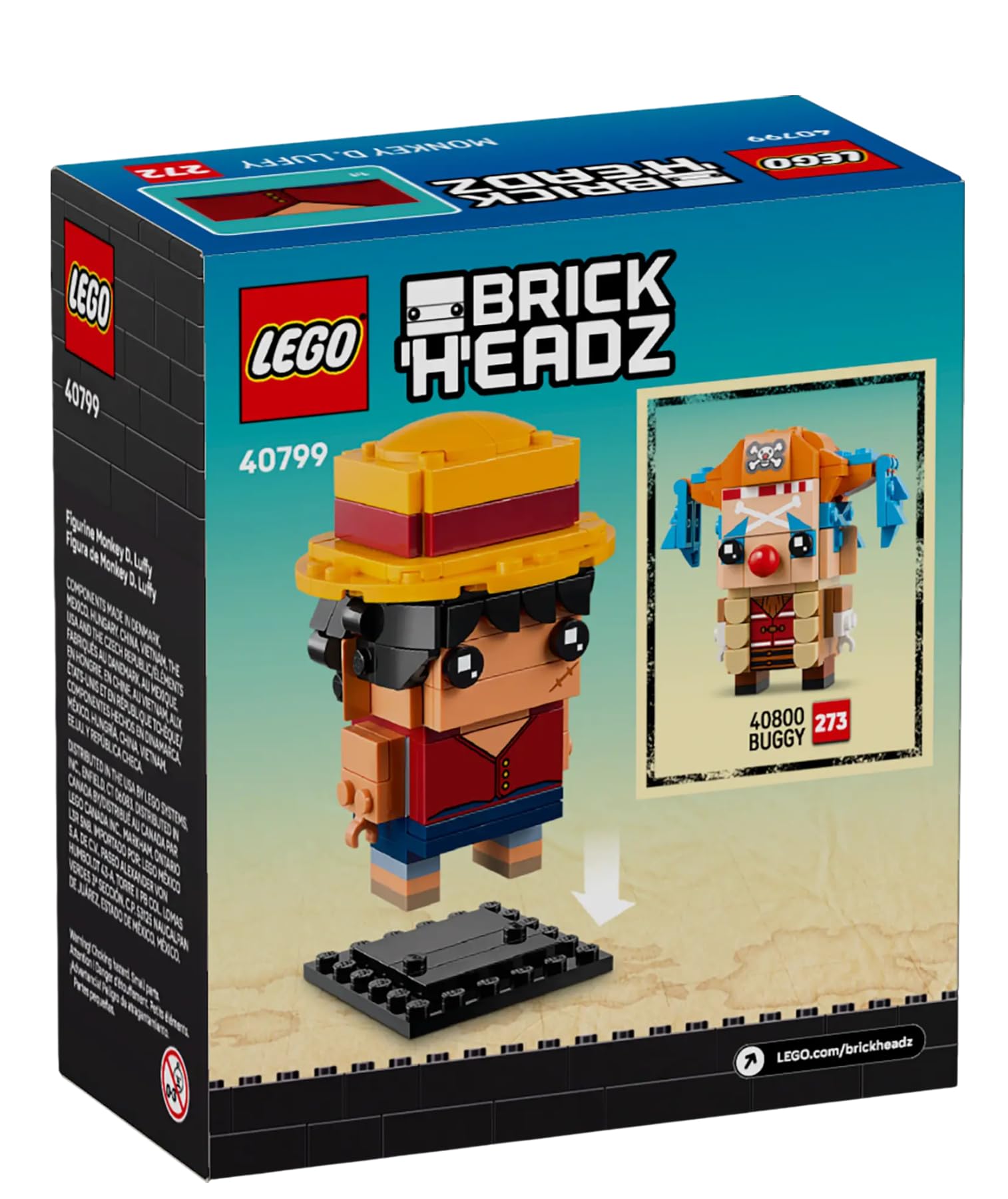ケンさん専用　4/4 Amazon.co.jp: LEGO(レゴ) ブリックヘッズ ワンピース モンキー・D