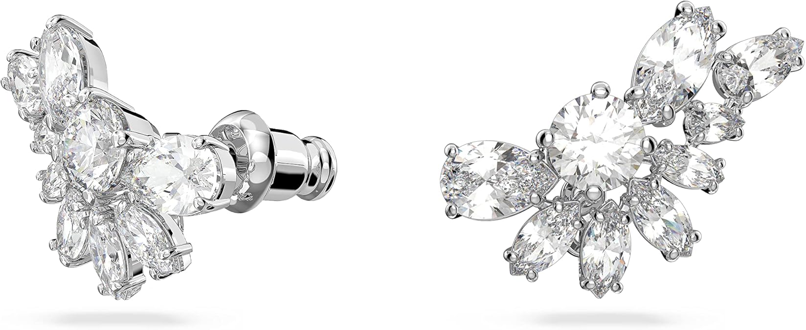 Amazon | 【スワロフスキー】Gema ドロップピアス, アシンメトリー