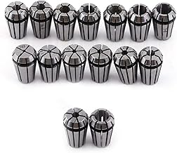 Jadeshay Collet ER11, CNC Router Collet 15 Pieces Spring Collet Collet Set 1-7mm for CNC Engraving Machine and Milling Turning Tools