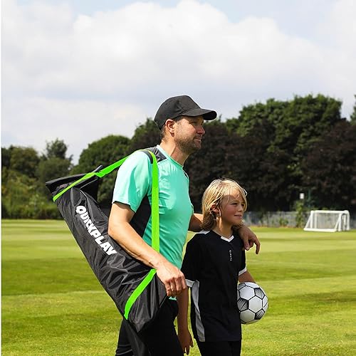 Miniatura 21 de QUICKPLAY Kickster - Gama de portería de fútbol ultra portátil, configuración rápida y fácil, incluye red de fútbol y bolsa de transporte