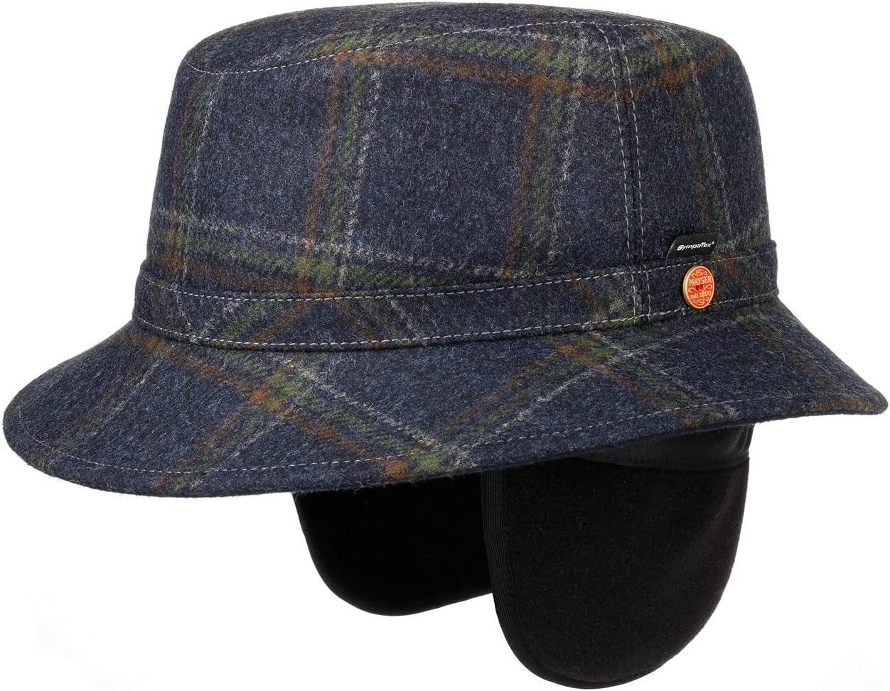 Stuart Blue Sympatex Hat with Ear Flaps Women/Men – Made in The EU Stuart Blue Sympatex Hat with Ear Flaps Women/Men – Made in The EU