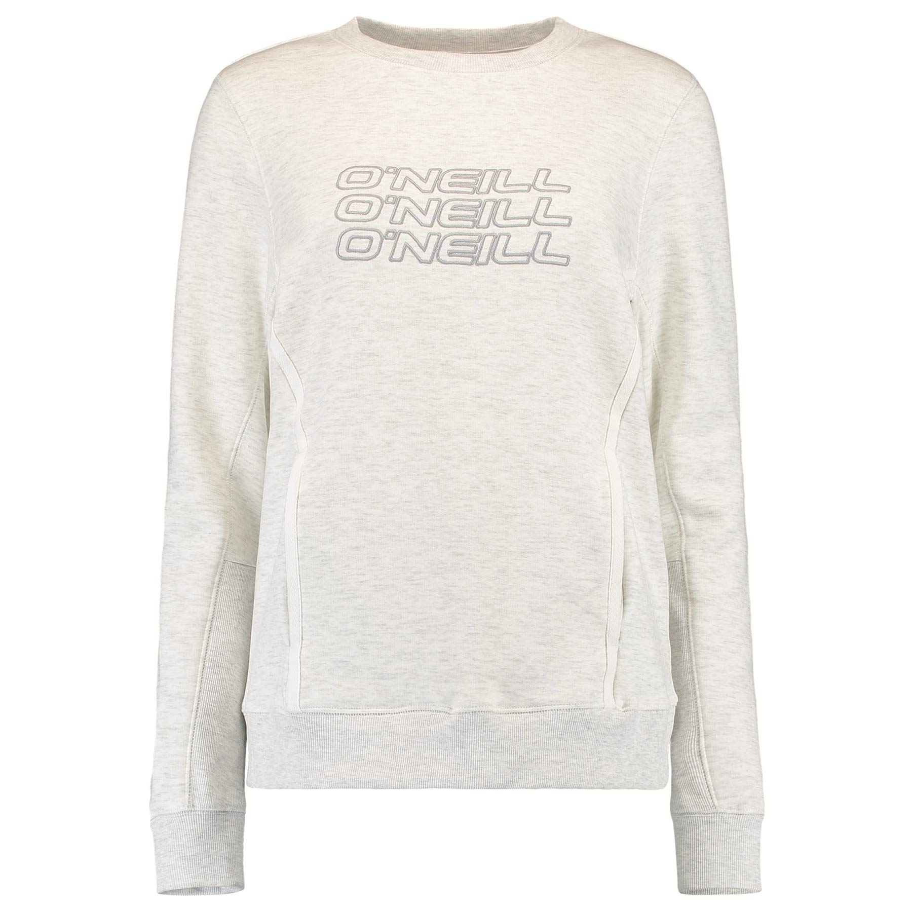 O'Neill Women's Triple Stack Crew Sweatshirt, womens, Sweatshirt, N06466, White Melee, XL