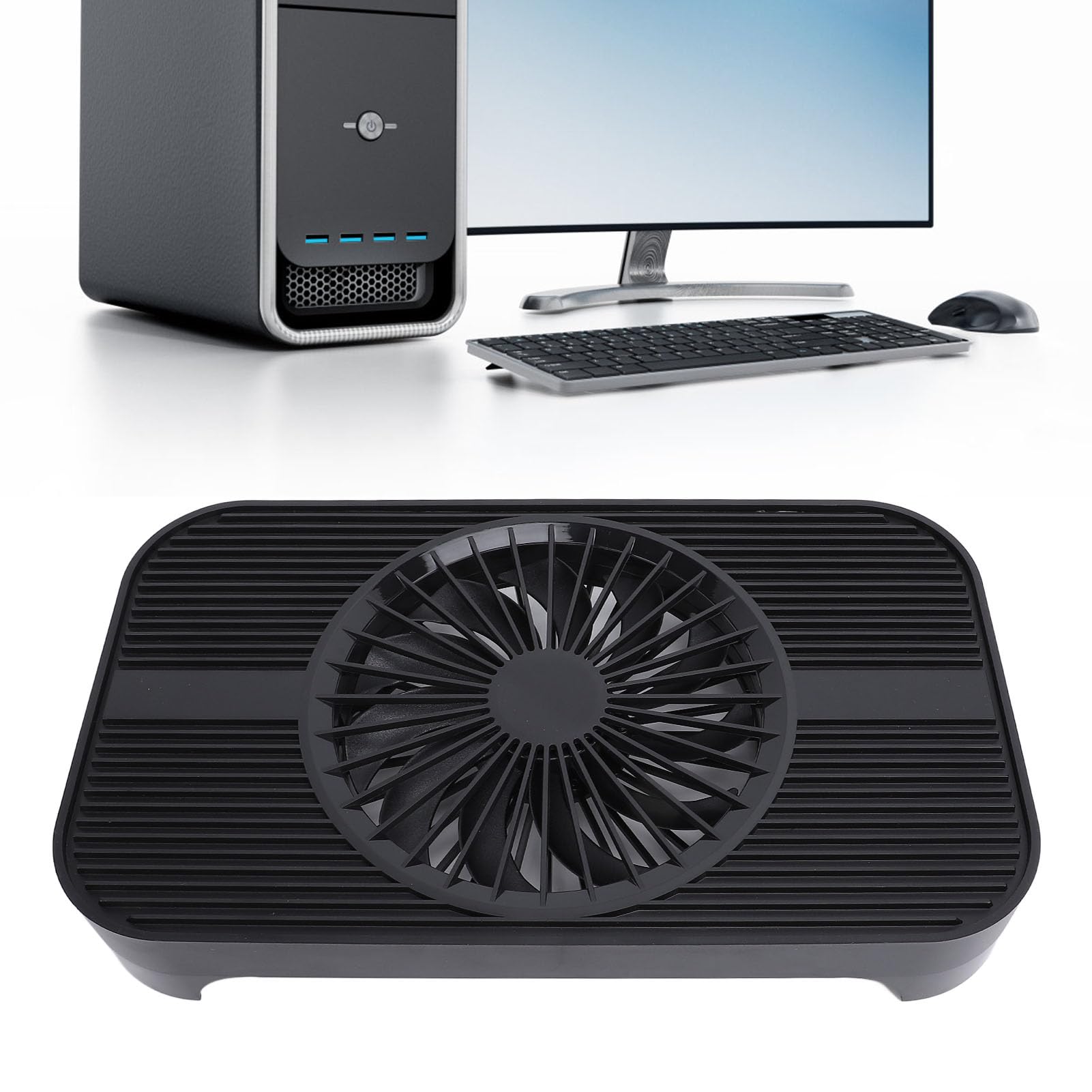 Ventola di Raffreddamento Interfaccia USB Silenziosa, Ventola di Raffreddamento USB per Dispositivi di Rete, Flusso D'aria 65,8 CFM 5 V, Ventole per Computer USB Portatili, per