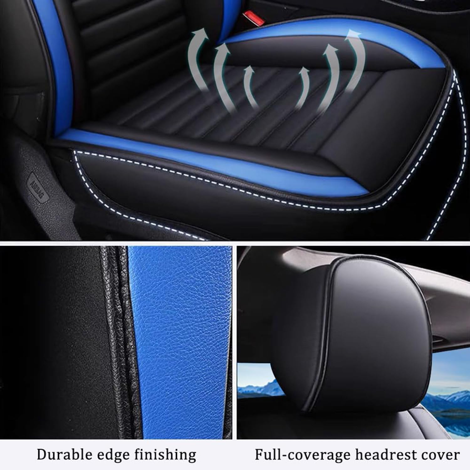 Funda Asiento Coche para Dacia Sandero I 2008-2012, Cubre Protector Delantero para Delantero y Trasero,Accesorios de Automóvil,B