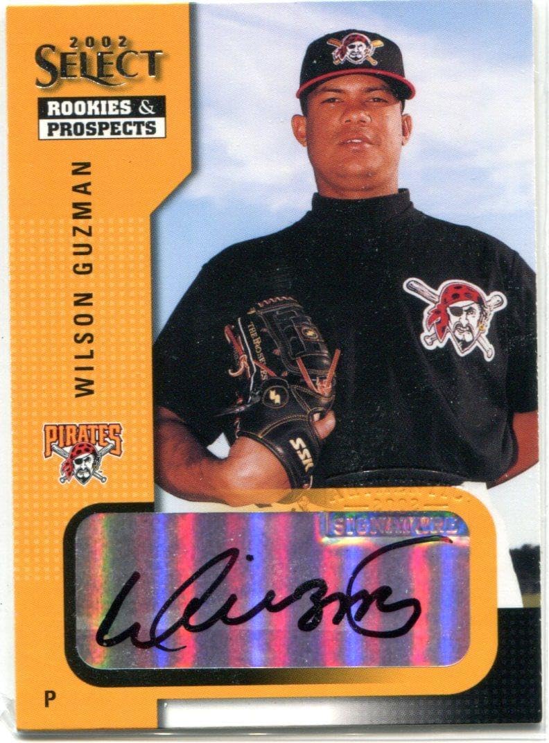 Wilson Guzman 2002 Select Rookies & Prospects Autographed Card - Baseball Slabbed Autographed Cards