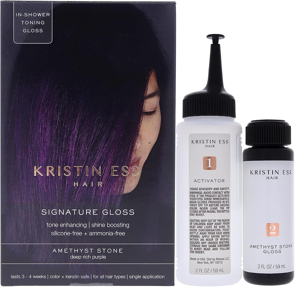 Signature Hair Gloss - Amethyst Stone: Deep Rich Purple (Pack of 2)